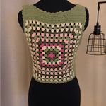 Altar'd State Altar’d State Cottagecore Crochet Granny Square Tank Top Size Small Photo 4