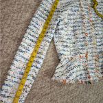 Halogen Nordstrom Button Front Tweed Blazer Jacket Ivory Size XS. Photo 14