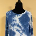 🛍️ 5/$20 Wantable Tie Dye Pullover White Blue Denim/Navy Top Size M Size M Photo 1