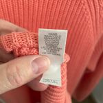 J. Jill Coral‎ Knit Sweater Tunic Top, Medium, Long Sleeve, Casual Everyday Pink Photo 7