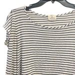 Urban Outfitters Pins and Needles Stripe XS Women’s Raw Hem Swing Top Blouse Oversized Photo 1