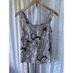 Cinnamon Girl Just Like Sugar Hawaii Paisley Floral Empire Front Tie Tank Top 6 Photo 1