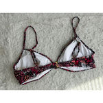 l*space L* Pink and Black Butterfly Printed Helena Bikini Top Size Large Photo 3