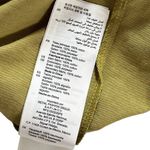 Sandro Paris Embroidered Sleeve Classic Tee T-Shirt Mustard White 3 US Large Photo 11