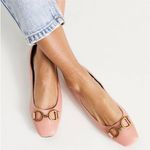 ASOS Design slim square toe pink ballet flat shoes women’s Size 8 Photo 8