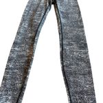 Lululemon  Wunder Under High Rise Leggings Full Length Spray White Black Size 6 Photo 3