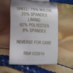 Garnet Hill Blue Tankini Top Size 8 Photo 6