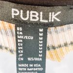 Urban Outfitters PUBLIK Striped Ribbed Knit Y2K 2000s Sleeveless Bodycon Mini Dress Medium Photo 5