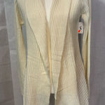 Ambiance Ivory Draped Cardigan Photo 0