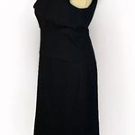Chelsea & Theodore Black Dress Cap Sleeve Sheath Semi-formal size L Photo 1