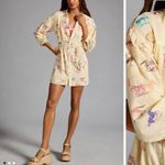 MOTHER Horse The New To Town Shirt Dress Size Medium Western Yellow Photo 2