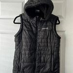 Avalanche  Wear Lined Puffer Hooded Vest Zipper Front Chin Guard Womens Black Sm Photo 0