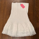 Edikted  White Smocked Ruffle Mini Dress Photo 0