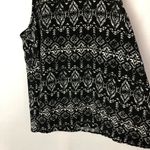 Acemi Boutique Black & White Geometric Printed High Neck Tank Top S Photo 25