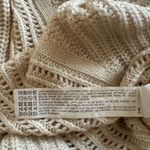 Ashley by 26 International Cream Ribbed Knit Crew Neck Sweater Sz M Preppy Minimalist Photo 10