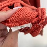 Free People  We The Free Women's Orange Marled Knit Cowl Neck Sweater Size Medium Photo 9