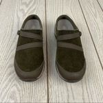 Easy Spirit Equinox Buckle Detail Slip-on Clogs 7M Moss Green Leather $69 Photo 1