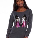 Juicy Couture Sequin Heels Sweatshirt Photo 0