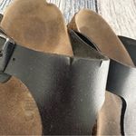 Birkenstock Papillio by Black Thong Sandals with Platform Cork Sole Photo 3