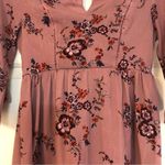 Lila Rose Lily Rose Floral V-neck Pink Lined Dress Size XS Photo 2