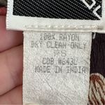 Vintage Floral Rayon Dark Plum Cottage Prairie Midi Long Sleeve Dress PS Purple Size undefined Photo 12