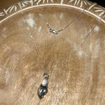 Sterling Silver Mother of Pearl Leaf 925  Necklace Photo 1