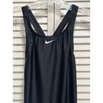 Nike  Racerback Black Logo One Piece Swim Bathing Suit Size‎ 6 Straps Open Back Photo 1