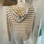 Paper Crane Paper Crane Anthropologie Women’s Pullover Hoodie Large Striped EUC! Photo 1