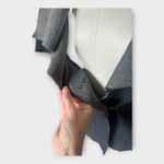 Aratta Silent Journey Drapey Asymmetrical Wrap Cardigan Navy Blue S Edgy Boho Photo 6