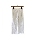 TWP The Cooper High Rise Wide Leg Flat Front Pants in White Size 2 Photo 4