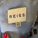 Reiss  Size 4 Short Sleeve Light Blue Printed Floral Dress Photo 9