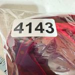 Worthington Womens Tunic 1X Red Velvet Button Front Holiday Glam Party Luxe Photo 6