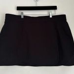 Lands' End BlackTennis Athletic Skorts Skirt Built In Shorts Size XL Photo 4