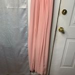 Bariano  BHLDN Peach pleated maxi gown size XS bridesmaid wedding‎ guest summer Photo 3