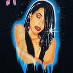 Aaliyah Airbrush Queen of Urban Pop Self-titled Album Tee XL Photo 1