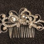 Wedding Bridal Hair Comb Silver Photo 2