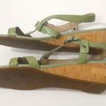 Eileen Fisher  NEW open toe sandals shoes size 8.5 woman’s mint green Photo 1