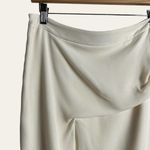 IRO Brooke Ivory White Draped Front Skirt Size L Photo 5