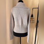 Abercrombie & Fitch Abercrombie Gray Zip-Up Collared Cardigan Size Small Photo 6