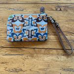 Mariposa Gray Coated Canvas Butterfly Zip Around Wallet Wristlet Photo 1