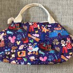 Disney Custom Walt  world character zip toiletry storage bag EUC Photo 2