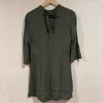 Reiss NWT NEW Cora Khaki Olive Green Structured Mini dress Photo 1