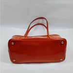 Dolce & Gabbana  Orange Patent Leather Tote Photo 4