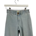 Anthropologie Maeve  Wide Leg Cropped Raw Hem Jeans Light Wash Womens 26P Photo 1