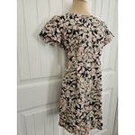 Collective Concepts Vibrant Floral Sheath Mini Dress Back Cut Outs Sz S Photo 2