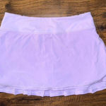 Lululemon Vintage  Run Pace Setter Skirt Skort Purple Ruffle Tennis Golf Size 6 Photo 0