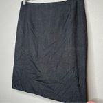 H&M  womens 10 charcoal gray business pencil skirt office siren career wear size Photo 2