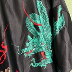 Vintage Black Dragon Robe Unisex Size L Photo 8
