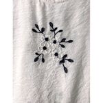 Kindred L White Embroidered Peasant Blouse Anthropologie Boho Cottagecore Top Photo 12