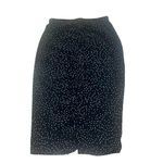 ZARA  Women's Black Polka Dot Midi Skirt Size Standard S Casual Photo 2